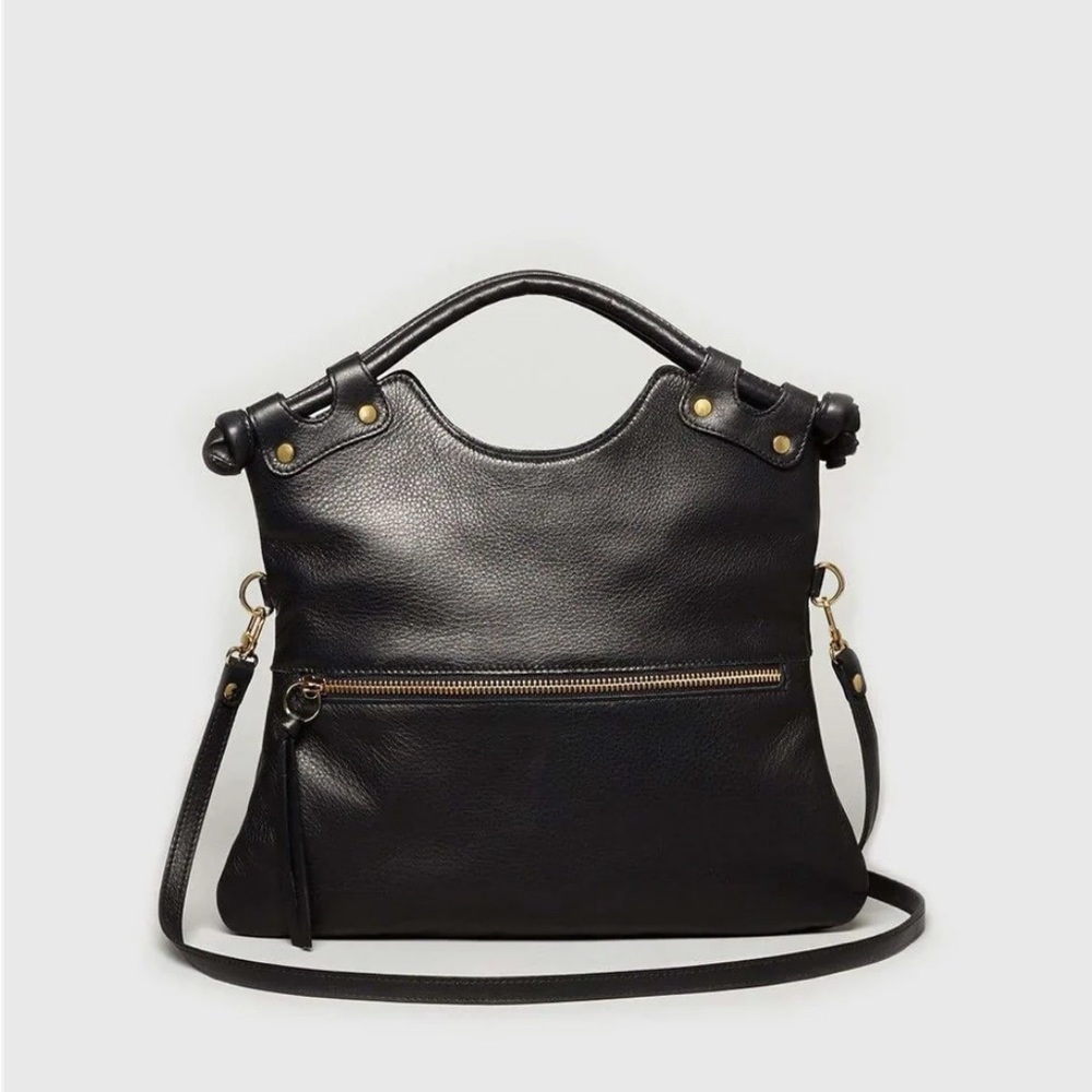 Peter Alessandro Brooklyn Crossbody in Black Leather